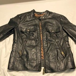 Black jean jacket